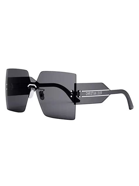 Dior Club M5u Palladium Geometric Sunglasses 